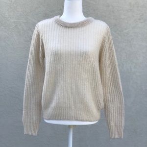 Scotch & Soda Cream Knit lightweight sweater